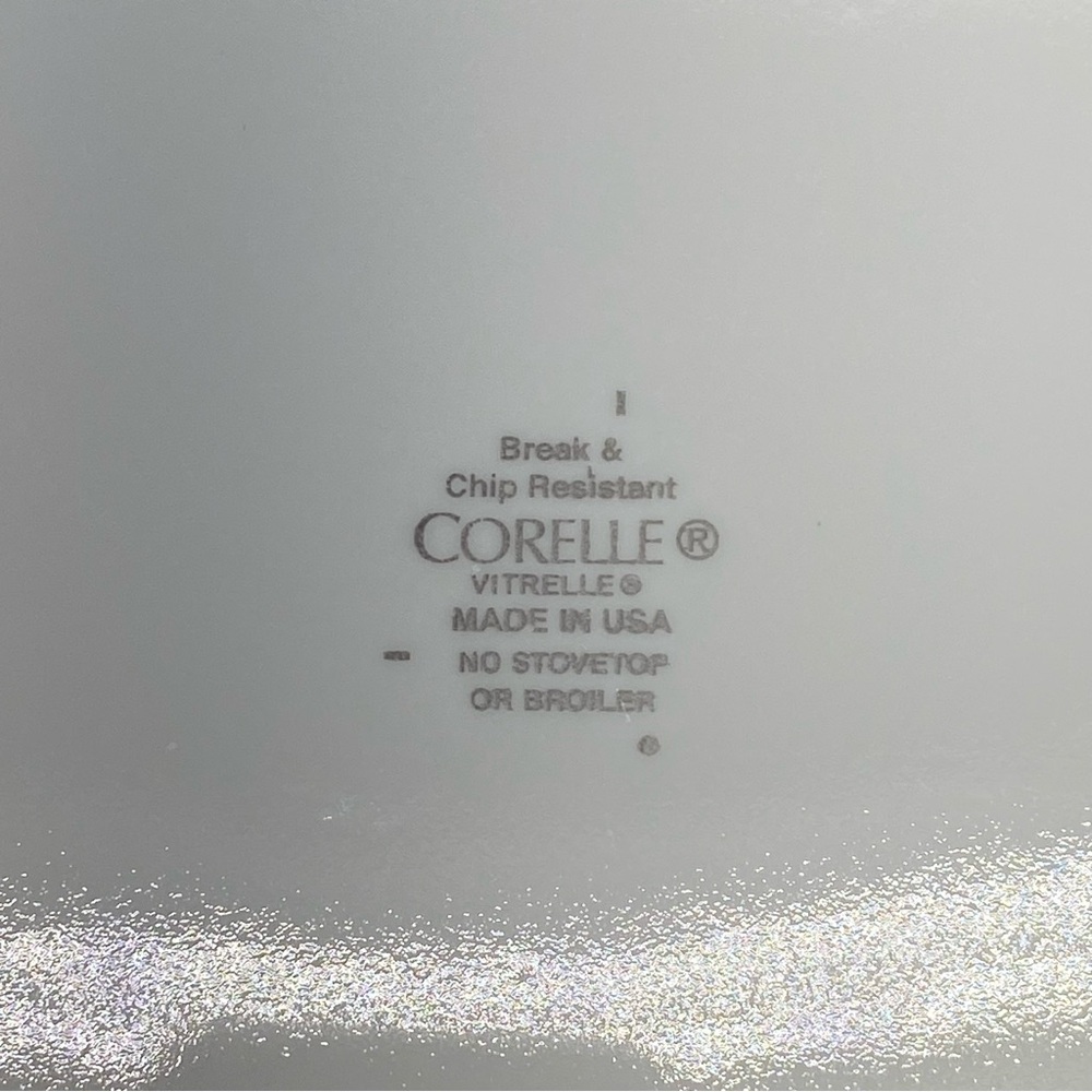 Corelle South Beach Lot of 2 Turquoise Blue Dot Dinner Plate Vintage Dinnerware - Picture 6 of 9